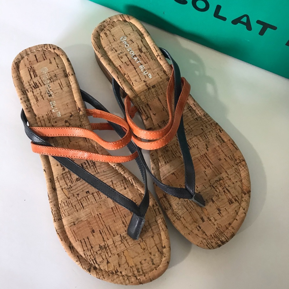 ♦️SOLD♦️Cork Sandals New In Box - Picture 2 of 8